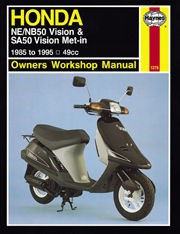 Honda NE/NB50 Vision & SA50 Vision Met-in (85 - 95) Haynes Manual