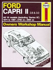 Ford Capri II (& Iii) 2.8 & 3.0 (74 - 87) UP to E Book