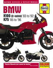 BMW K100 & 75 2-VALVE Models (83 - 96) Book