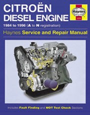 Citroën 1.7 & 1.9 Litre Diesel Engine (84 - 96) A to N Book