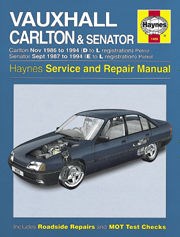Vauxhall Carlton & Senator (nov 86 - 94) D to L Book