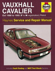 Vauxhall Cavalier (oct 88 - 95) F to N Book