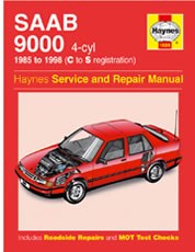 Saab 9000 (4-CYL) (85 - 98) C to S Book