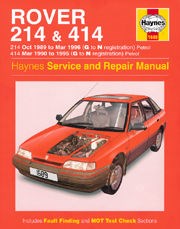 Rover 214 & 414 (89 - 96) G to N Book