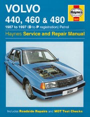 Volvo 440, 460 & 480 (87 - 97) D to P Book