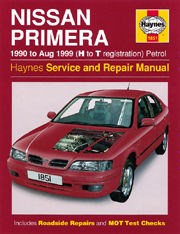 Nissan Primera (90 - Aug 99) H to T Book