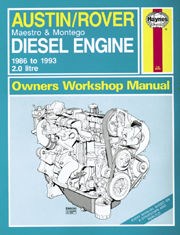 Austin/rover 2.0 Litre Diesel Engine (86 - 93) C to L Book