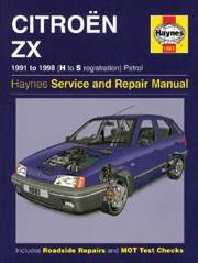 Citroën ZX Petrol (91 - 98) H to S Book