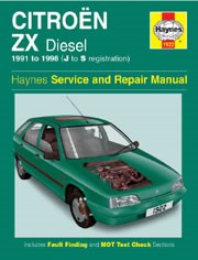Citroën ZX Diesel (91 - 98) J to S Book