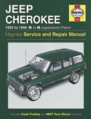 Jeep Cherokee Petrol (93 - 96) K to N Book