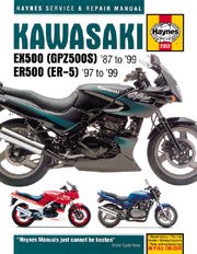 Kawasaki EX & ER500 (GPZ500S & ER-5) Twins (87 - 99) Book