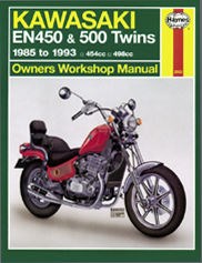 Kawasaki EN450 & 500 Twins (ltd/vulcan) (85 - 93) Book