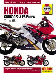 Honda CBR600F2 & F3 Fours (91 - 98) Book