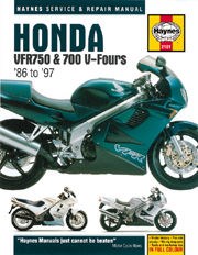 Honda VFR750 & 700 V-fours (86 - 97) Book