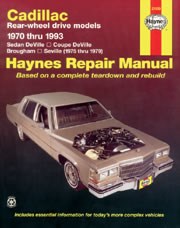 Cadillac Rear-wheel Drive (70 - 93) Book