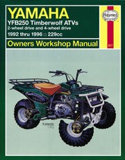 Yamaha YFB250 Timberwolf Atv (92 - 96) Book