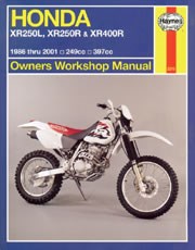 Honda XR250L, XR250R & XR400R (86 - 01) Book