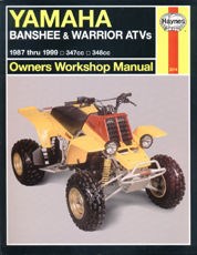 Yamaha Warrior and Banshee Atvs (87 - 99) Book