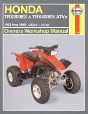 Honda TRX300EX & TRX400EX Atvs (93 - 99) Book
