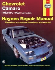 Chevrolet Camaro (82 - 92) Book