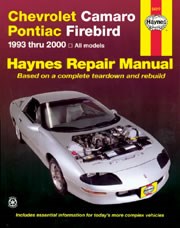 Chevrolet Camaro & Pontiac Firebird (93 - 00) Book