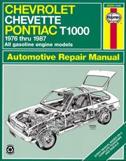 Chevrolet Chevette & Pontiac T1000 (76 - 87) Book