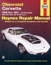 Chevrolet Corvette (68 - 82) Book