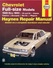 Chevrolet Full-size Sedans (69 - 90) Book