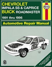 Chevrolet Impala SS & Caprice and Buick Roadmaster (91 - 96) Book