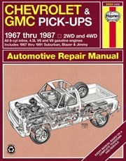 Chevrolet & Gmc Pick-ups (67 - 87) Book