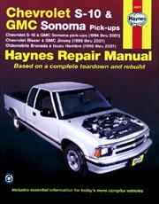 Chevrolet S-10 & Gmc Sonoma Pick-ups (94 - 01) Book