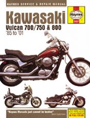 Kawasaki Vulcan 700/750 & 800 (85 - 01) Book