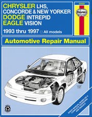 Chrysler New Yorker, Concorde & Lhs, Dodge Intrepid and Eagle Vision (93 - 97) Book