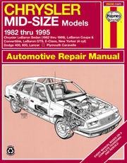 Chrysler Mid-size Front-wheel Drive (82 - 95) Book