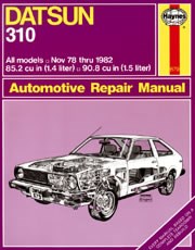 Datsun 310 (nov 78 - 82) Book