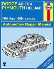 Dodge Aries & Plymouth Reliant (81 - 89) Book