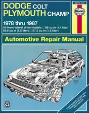 Dodge Colt & Plymouth Champ (78 - 87) Book