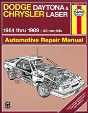 Dodge Daytona & Chrysler Laser (84 - 89) Book