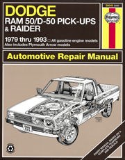 Dodge Ram 50/D50 Pick-up & Raider and Plymouth Arrow Pick-up (79 - 93) Book
