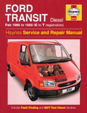 Ford Transit Diesel (feb 86 - 99) C to T Book