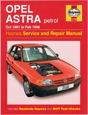 Opel Astra (oct 91 - Feb 98) (not Available in UK See Vauxhall Astra 1832) Book