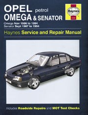 Opel Omega & Senator (86 - 94) (not Available in UK See Vauxhall Carlton & Senator 1469) Book