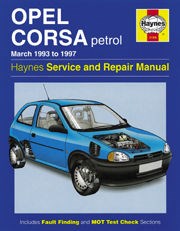 Opel Corsa (mar 93 - 97) (not Available in UK See Vauxhall Corsa 1985) Book
