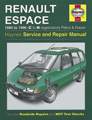 Renault Espace Petrol & Diesel (85 - 96) C to N Book