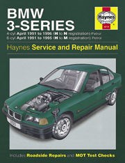 BMW 3-SERIES (apr 91 - 96) H to N Book