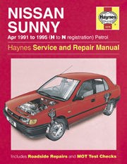 Nissan Sunny (apr 91 - 95) H to N Book