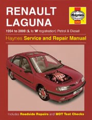 Renault Laguna Petrol & Diesel (94 - 00) L to W Book