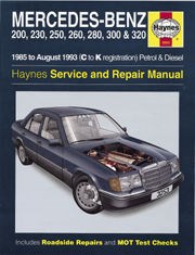 Mercedes-Benz 124 Series (85 - Aug 93) C to K Book