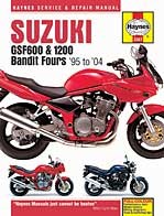 Suzuki GSF600 & 1200 Bandit Fours (95 - 01) Book
