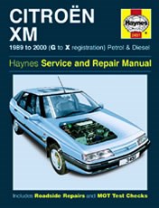 Citroën XM Petrol & Diesel (89 - 00) G to X Book